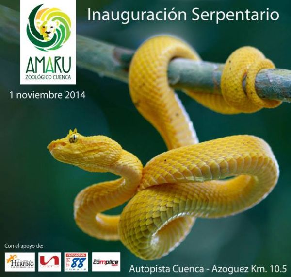 Inauguracion del Serpentario